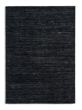 Laden Sie das Bild in den Galerie-Viewer, Brunello – 6676-200 044-WM – anthrazit – handgewebter Teppich aus Wolle und Viskose, Optik Melange, 3 Farben,  nach Maß