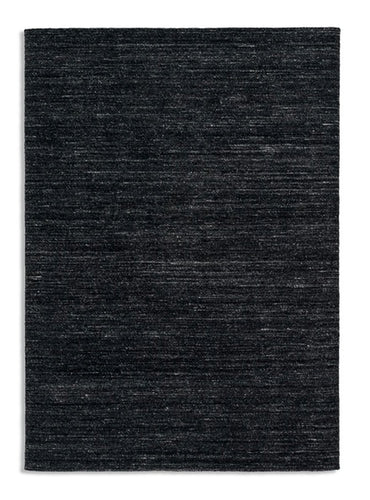 Brunello – 6676-200 044 – anthrazit – handgewebter Teppich aus Wolle und Viskose, Optik Melange,  3 Farben, 4 Größen