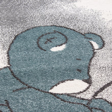 Load image into Gallery viewer, Kids Teddybär Kinderteppich Teppich 580 1blau in 5 Größen