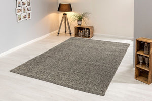 Moscato – hellgrau meliert  – 6432-201 004 – handgewebt, kurzflor – ein Markenteppich von Astra – 100% Wolle – 4 Standardgrößen