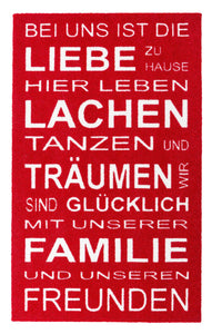 Felicido Schmutzfangmatte 1800-801010 rot 67 x 110 cm