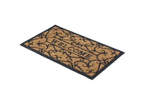 Kokosmatte Coco Deluxe Light 545 Relief Welcome 45 x 75 cm