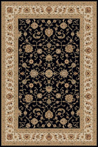 Marrakesh Teppich Brücke Läufer 0210  2black in 6 Größen