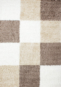 Life Hochflor Teppich Brücke 1501  3braun in 6 Größen