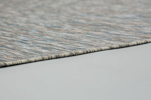 Amalfi – 6687 200 005 – hellgrau/beige meliert – Teppich Flachgewebe, dezente Farbtöne – auch Outdoor geeignet - 2 Designs,  4 Größen