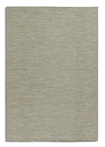 Amalfi – 6687 200 022 – blau/braun meliert – Teppich Flachgewebe, dezente Farbtöne – auch Outdoor geeignet - 2 Designs,  4 Größen