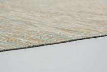 Laden Sie das Bild in den Galerie-Viewer, Amalfi – 6687 200 022 – blau/braun meliert – Teppich Flachgewebe, dezente Farbtöne – auch Outdoor geeignet - 2 Designs,  4 Größen