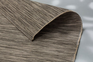 Amalfi – 6687 200 040– anthrazit meliert – Teppich Flachgewebe, dezente Farbtöne – auch Outdoor geeignet - 2 Designs,  4 Größen