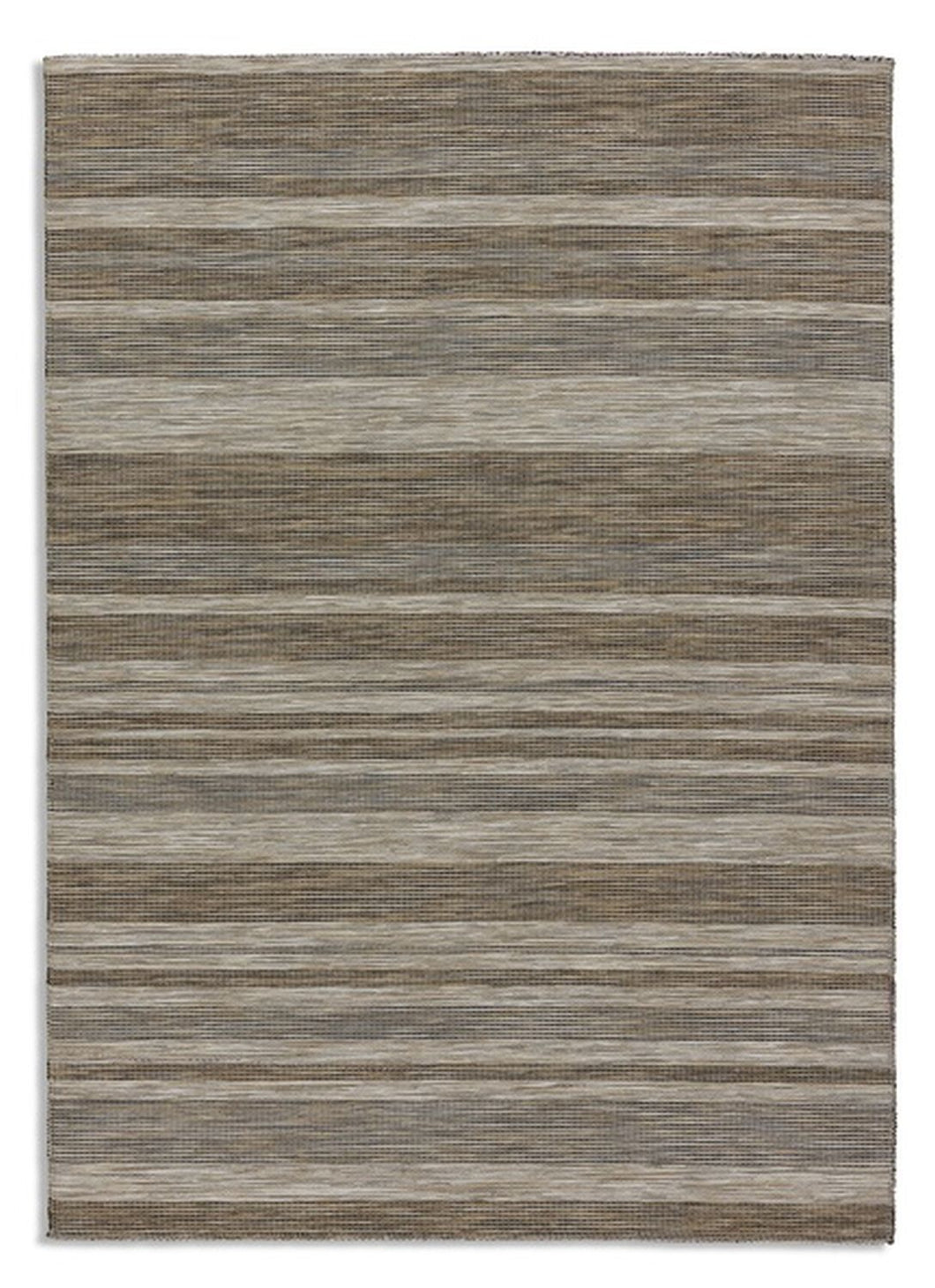 Amalfi – 6687 201 060 – Streifen braun – Teppich Flachgewebe, dezente Farbtöne – auch Outdoor geeignet - 2 Designs,  4 Größen