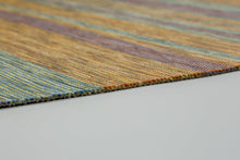Laden Sie das Bild in den Galerie-Viewer, Amalfi – 6687 201 099– Streifen bunt – Teppich Flachgewebe, dezente Farbtöne – auch Outdoor geeignet - 2 Designs,  4 Größen