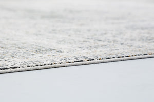 Positano - 205 004 - Streifen creme/anthrazit -  schick gemusterter Kurzflor-Teppich, 4 Designs,  4 Größen