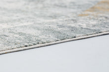 Load image into Gallery viewer, Positano - 204 004 - Bordüre grau/creme -  schick gemusterter Kurzflor-Teppich, 4 Designs,  4 Größen
