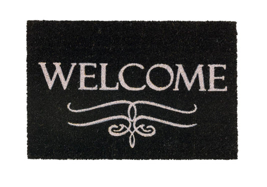 Coco Style Kokosmatte Türmatte Fußmatte 9126 12 Welcome  40 x 60 cm