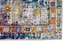 Load image into Gallery viewer, Siena blau - 184 020 -  schick gemusterter Kurzflor-Teppich, 4 Designs, 4 Größen