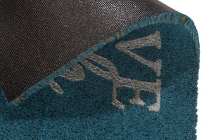 Coco Glitter Kokosmatte Fußmatte 9128 08 Hello schwarz 40 x 60 cm