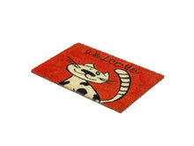 Load image into Gallery viewer, Coco Style Kokosmatte Türmatte Fußmatte 9126 06 Welcome Katze  40 x 60 cm