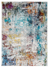 Load image into Gallery viewer, Siena grau - 181 040 -  schick gemusterter Kurzflor-Teppich, 4 Designs, 4 Größen