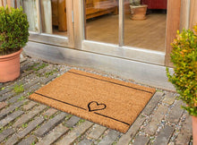 Laden Sie das Bild in den Galerie-Viewer, Coco Smart Kokos Türmatte Herz 9133001 40 x 60 cm