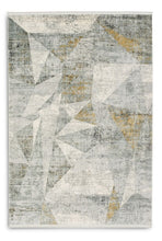 Laden Sie das Bild in den Galerie-Viewer, Positano - 204 004 - Bordüre grau/creme -  schick gemusterter Kurzflor-Teppich, 4 Designs,  4 Größen