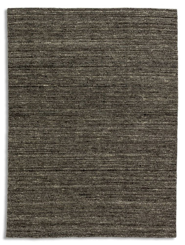 Brunello – 6676-200 041 – grau/braun – handgewebter Teppich aus Wolle und Viskose, Optik Melange,  3 Farben, 4 Größen