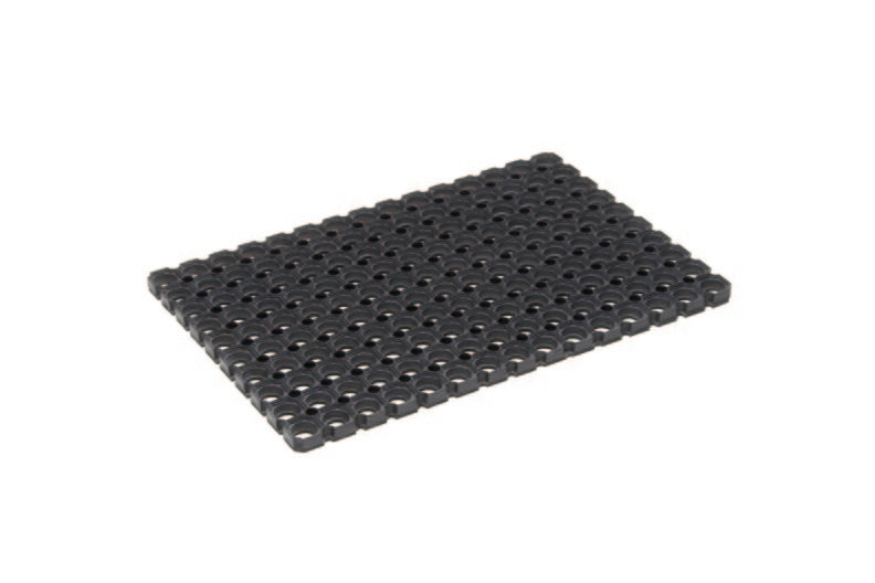Gummimatte Quadro schwarz in 3 Größen