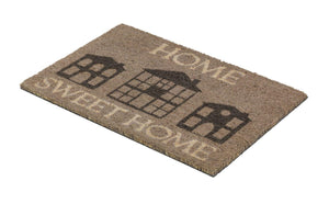 Coco Style Kokosmatte Türmatte Fußmatte 9126 10 Home Sweet Home grau 40 x 60 cm
