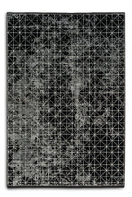 Laden Sie das Bild in den Galerie-Viewer, Grandezza - Karo anthrazit - 201 040 -  schick gemusterter Kurzflor-Teppich, 7 Designs,  6 Größen