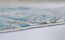 Laden Sie das Bild in den Galerie-Viewer, Siena blau-lila - 187 022 -  gemusterter Kurzflor-Teppich, 4 Designs, 4 Größen