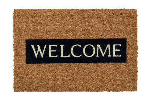 Coco Design Kokosmatte Türmatte Fußmatte 9119 114  Welcome  40 x 60 cm