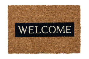 Coco Design Kokosmatte Türmatte Fußmatte 9119 114  Welcome  40 x 60 cm