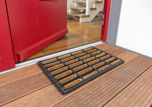 Rimini Kokosmatte Türmatte Fußmatte 568 Kokos-Gummi  40 x 60 cm