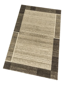 Samoa Bordüre braun – 6870 152 060 – Web-Teppich von ASTRA – Hochflor – 5 Größen