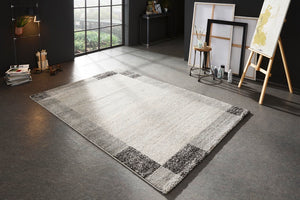 Samoa Bordüre schwarz – 6870 152 040 – Web-Teppich von ASTRA – Hochflor – 5 Größen