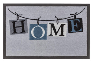 Homelike Türmatte Fussmatte 11676 60  Girlande Home grau  40 x 60 cm