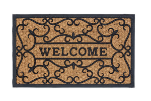 Kokosmatte Coco Deluxe Light 545 Relief Welcome 45 x 75 cm