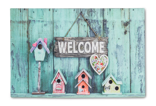 Gummimatte Eco Living 425 014 Vogelhäuser Welcome 40 x 60 cm